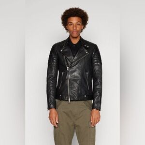 ALLSAINTS men’s biker leather jacket